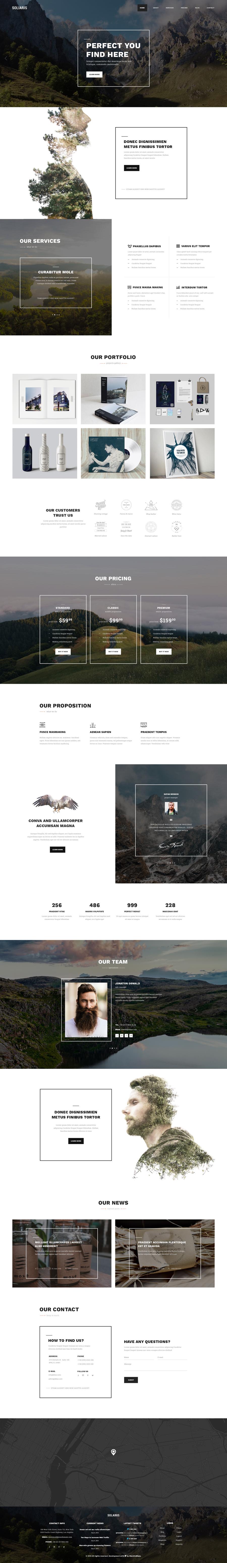 Soliaris - 18 One Page Bootstrap Templates - 5