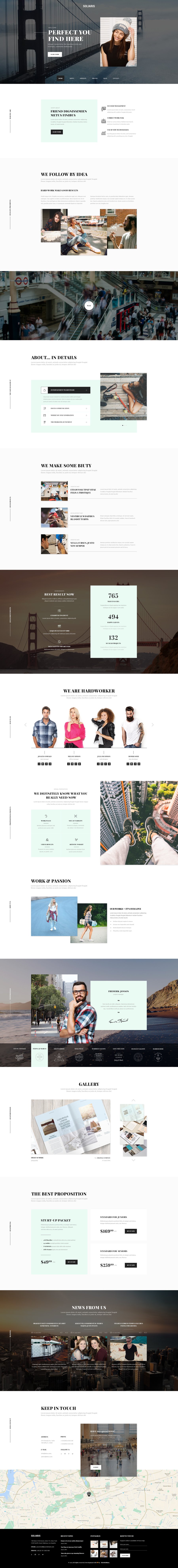 Soliaris - 18 One Page Bootstrap Templates - 7