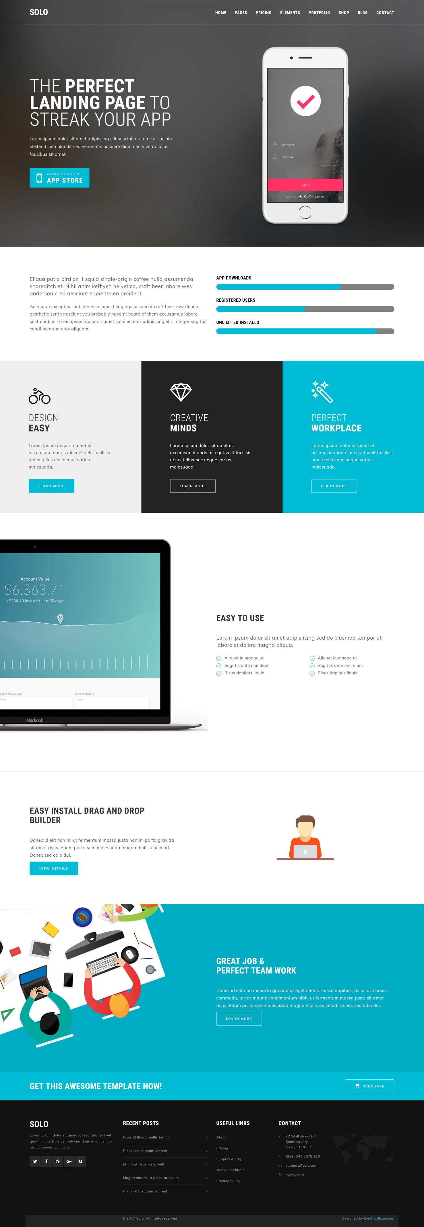 Solo - 103+ Pages HTML Bootstrap Template - 2