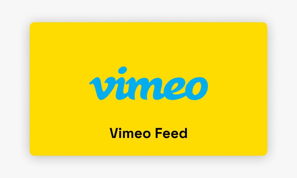 Vimeo Feed