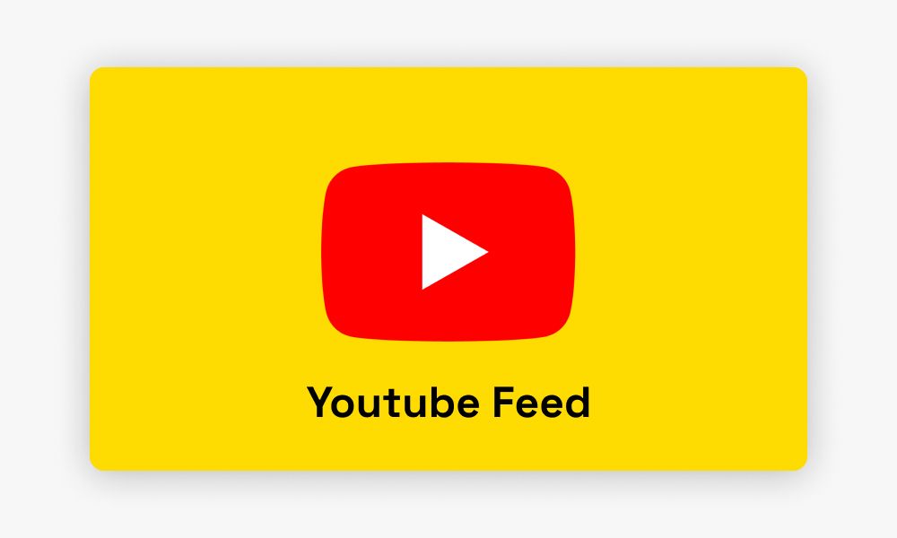 Youtube Feed