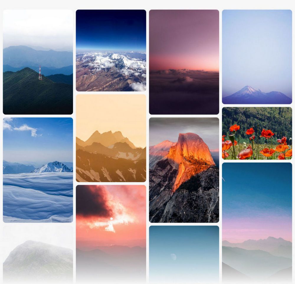 Pinterest pins shown as an image gallery on a web page