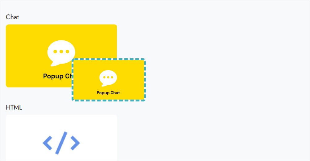 Adding the chat block to a page